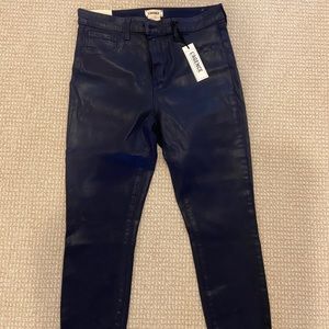 L’AGENCE high rise skinny jeans, navy colored